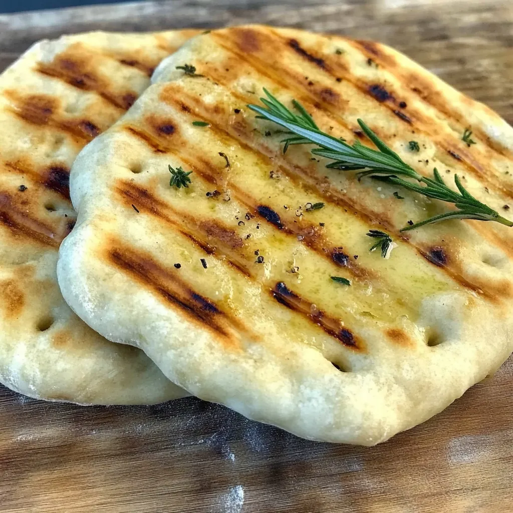 Schnelles Dinkel-Fladenbrot vom Grill