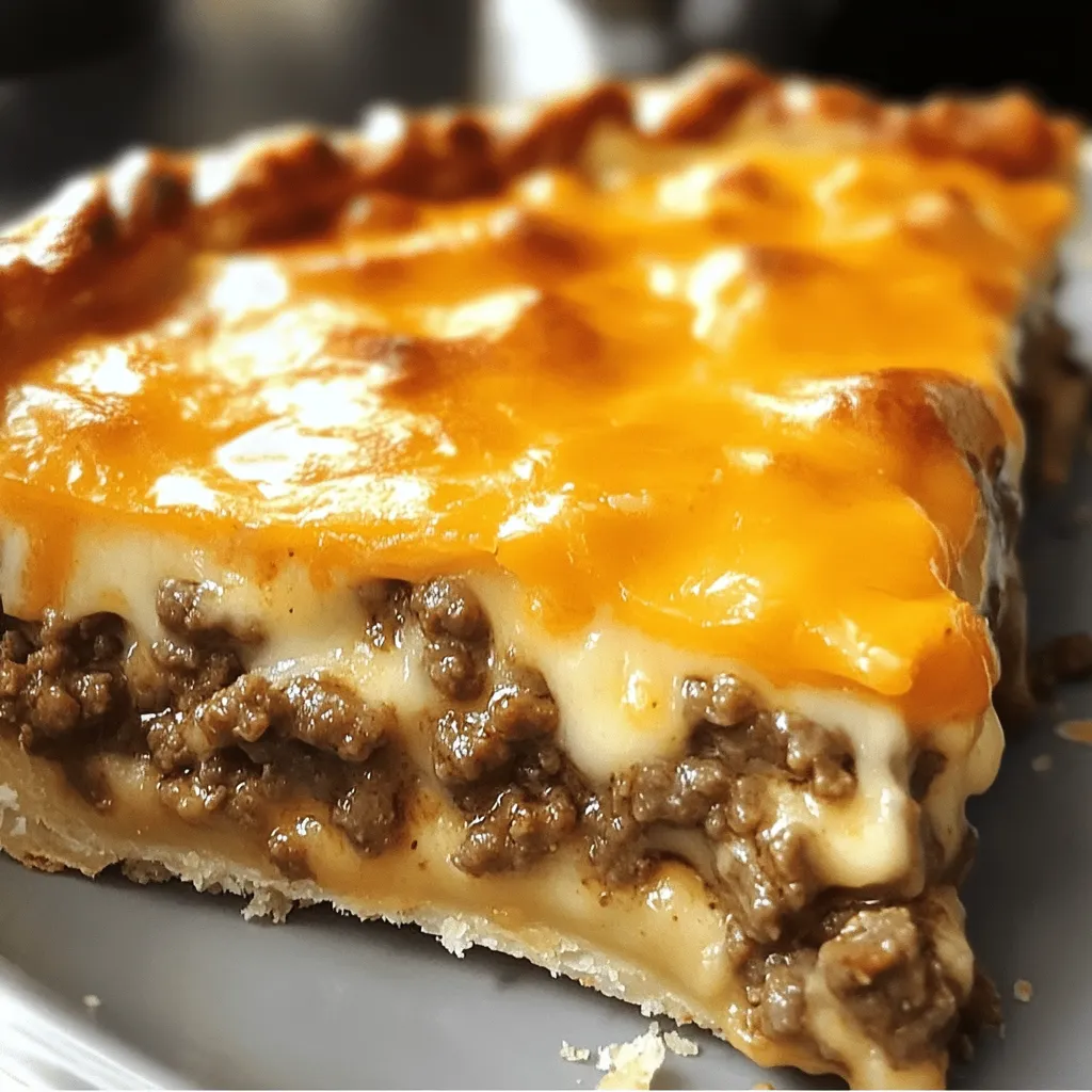 Cheeseburger-Pie nach amerikanischer Art