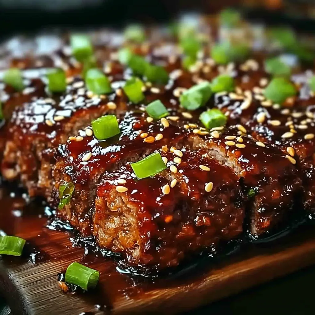 Süß-pikanter Koreanischer BBQ-Rinderhackbraten Deluxe