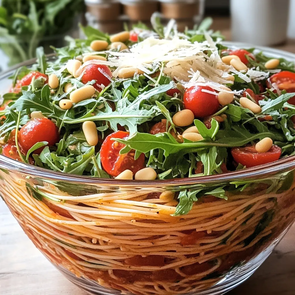 Italienischer Spaghetti-Schichtsalat mit Crunch & Frischekick2