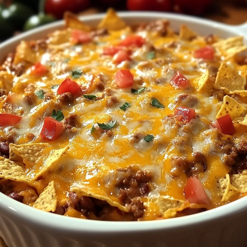 Würziger Mexikanischer Rinderauflauf mit Cheddar-Kruste