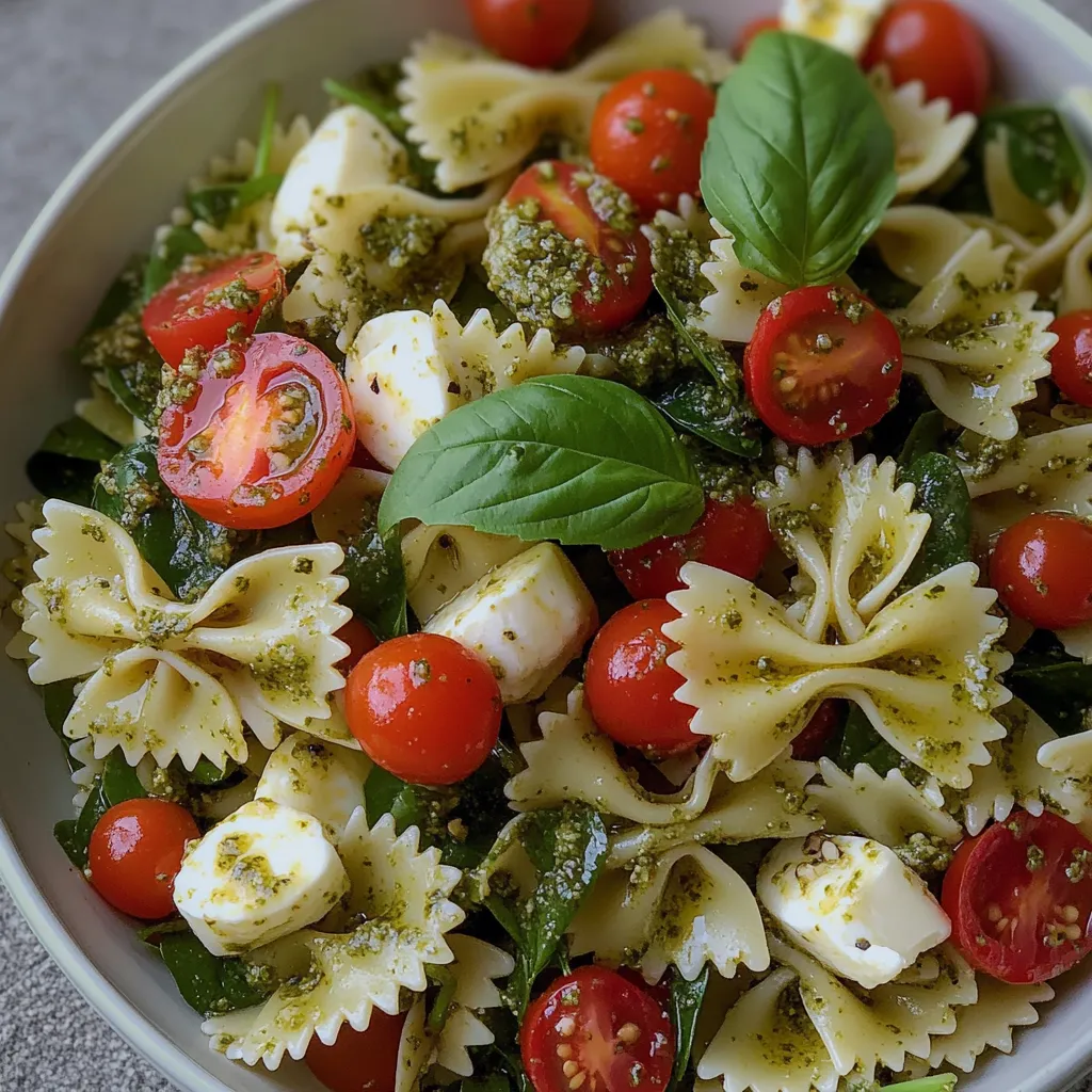 Sommerlicher Farfalle-Pesto-Salat mit Zitronenfrische