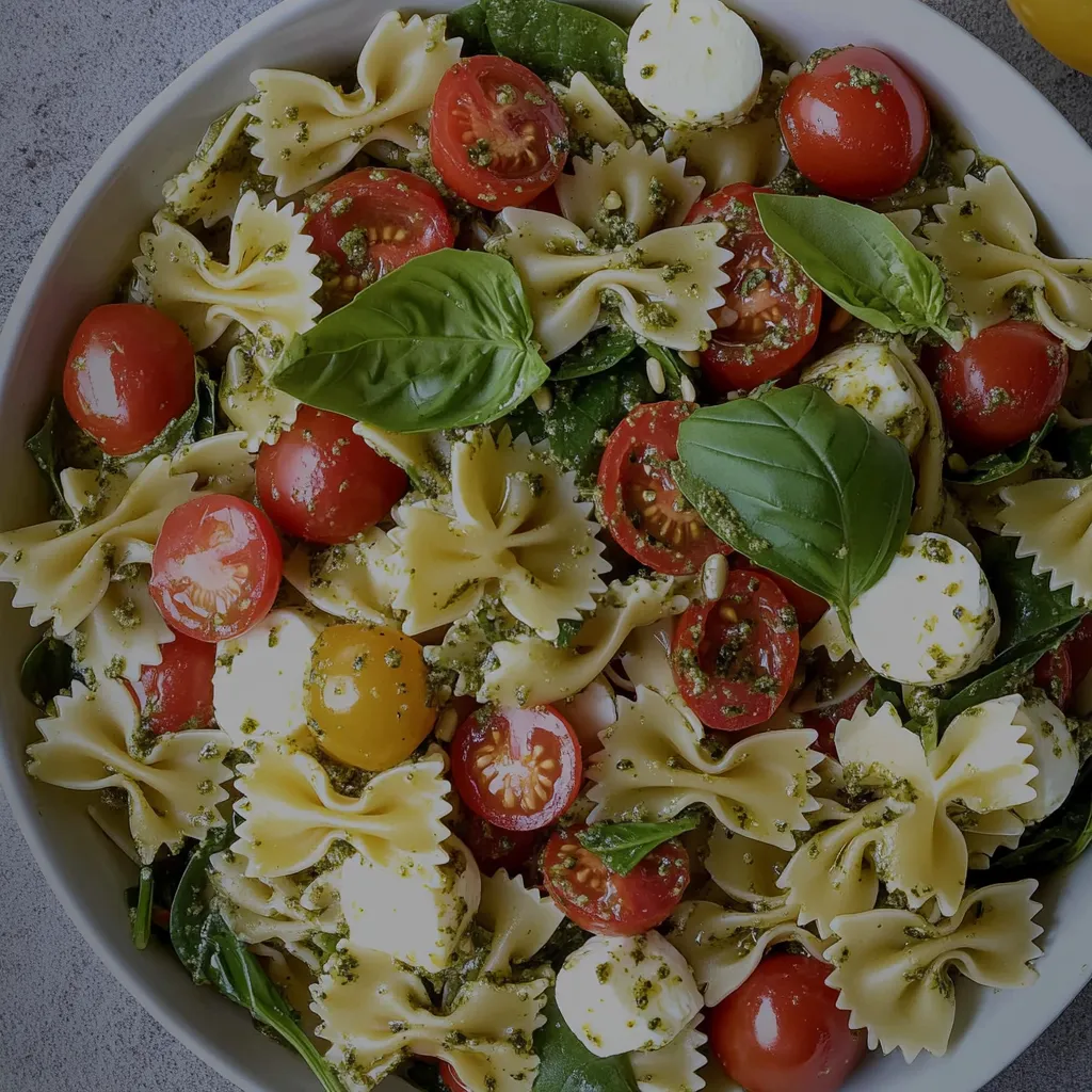 Sommerlicher Farfalle-Pesto-Salat mit Zitronenfrische2