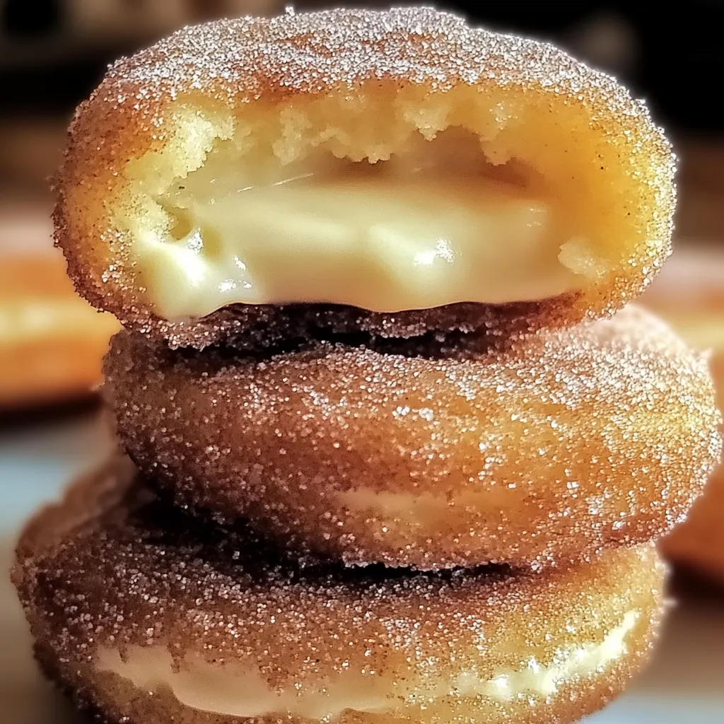 Churro Cheesecake Cookies mit goldener Zimtkruste