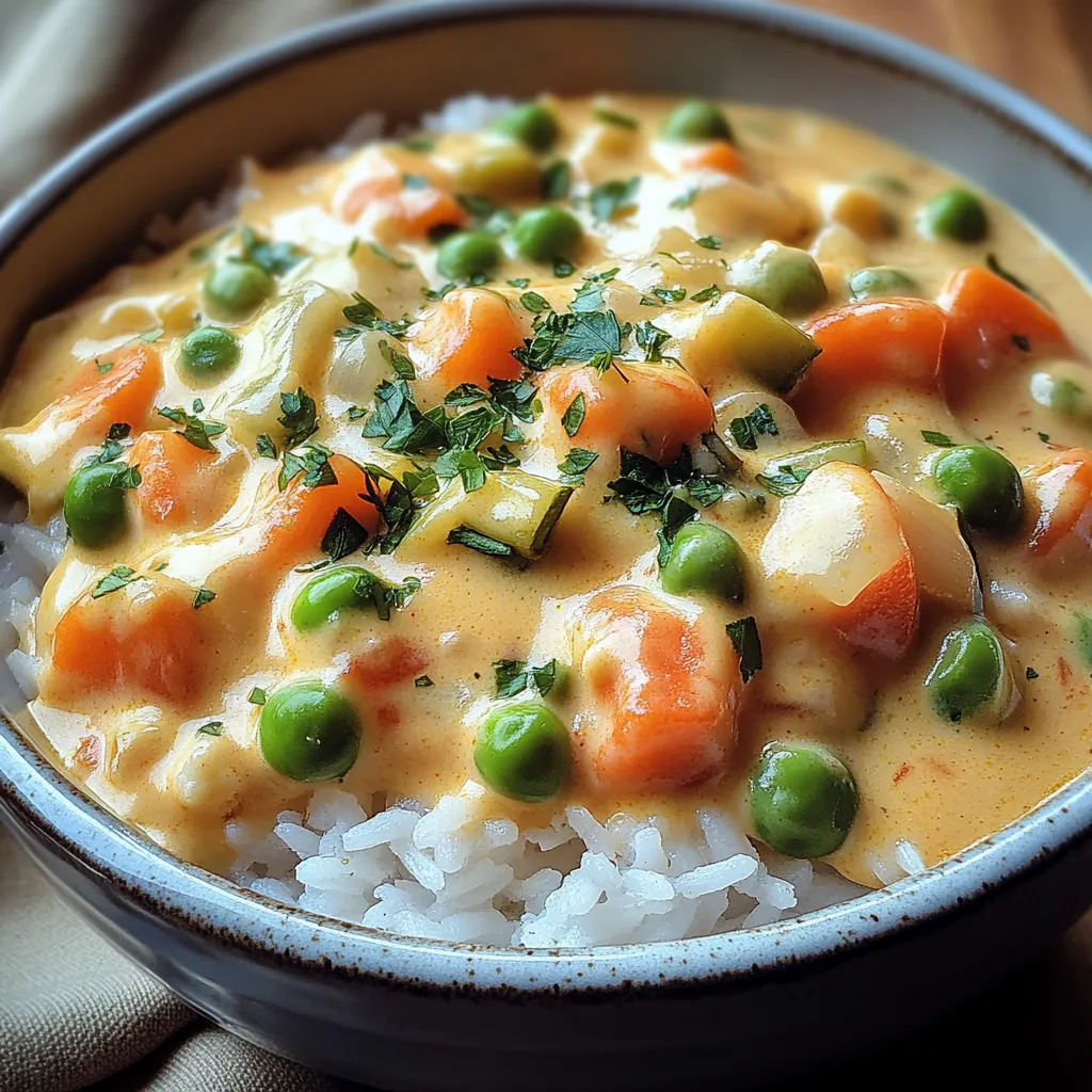 Cremiger Gemüsereis mit Frischkäse-Zaubersauce 2
