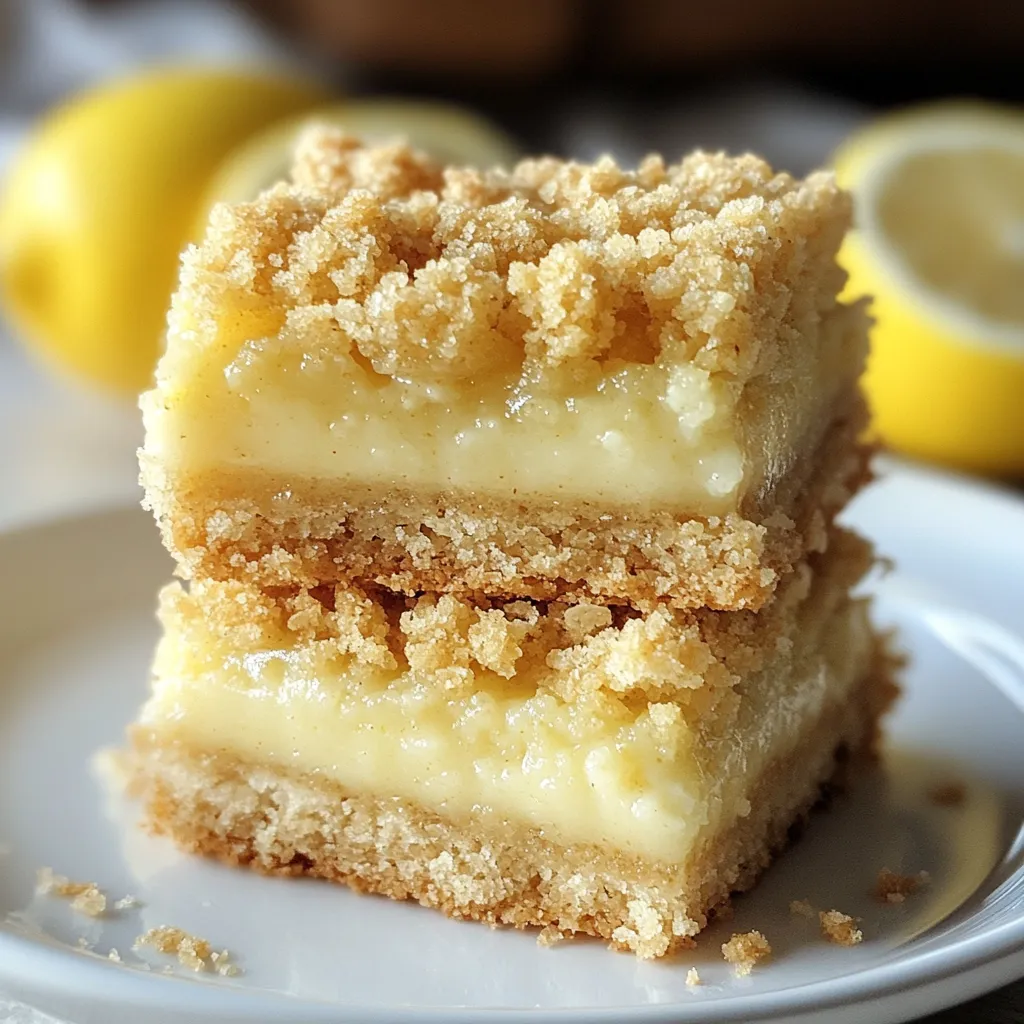 Zitronen-Crumb-Bars mit knusprigem Butterstreusel 2