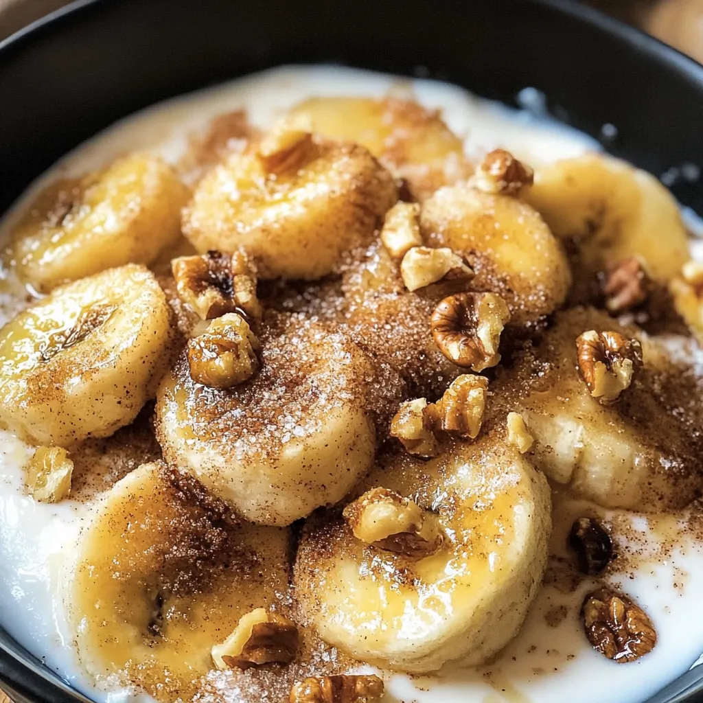 Luftige Zimt-Bananen aus der Heißluftfritteuse mit Crunch-Faktor 2