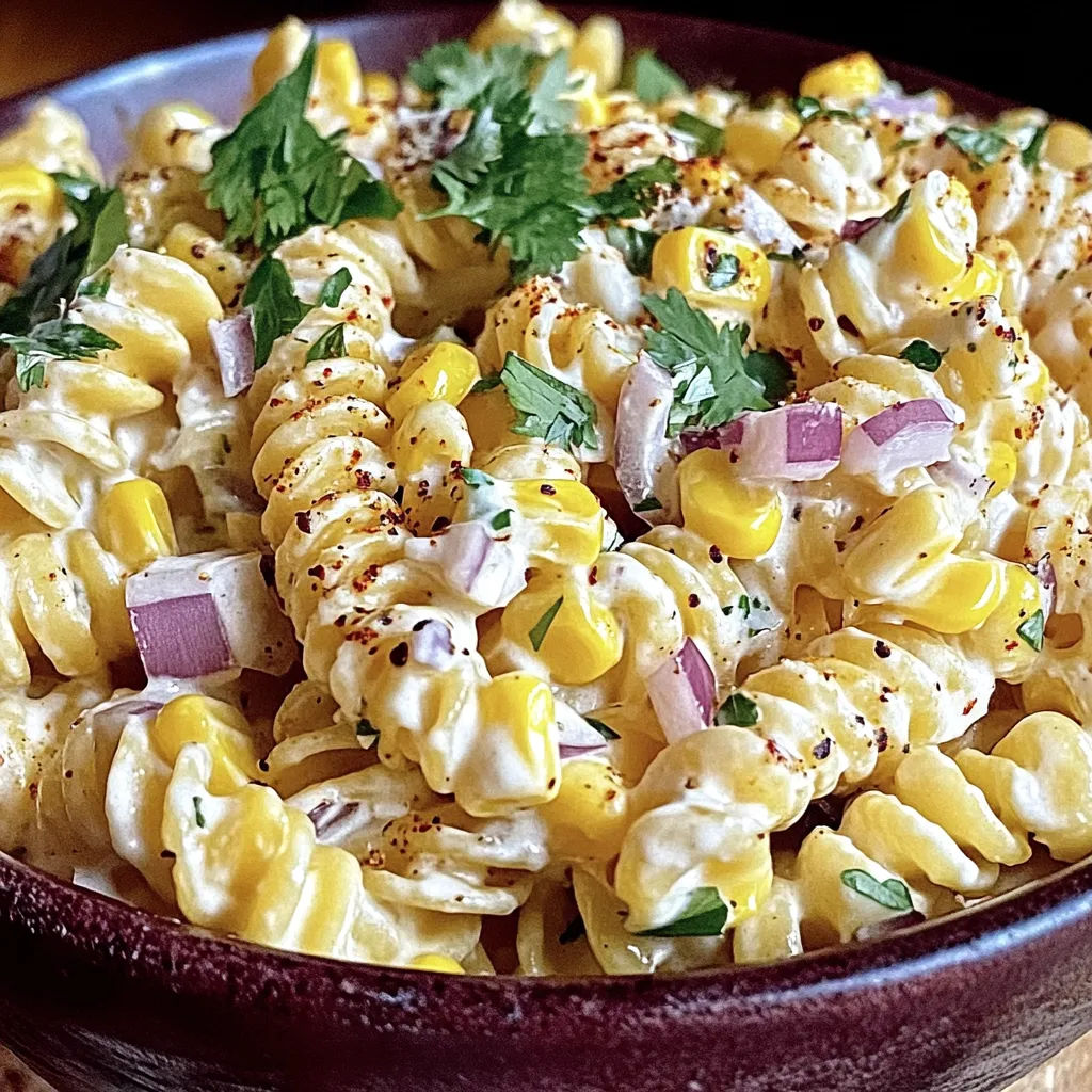 Street Corn Pasta Fiesta – cremig, würzig, unwiderstehlich