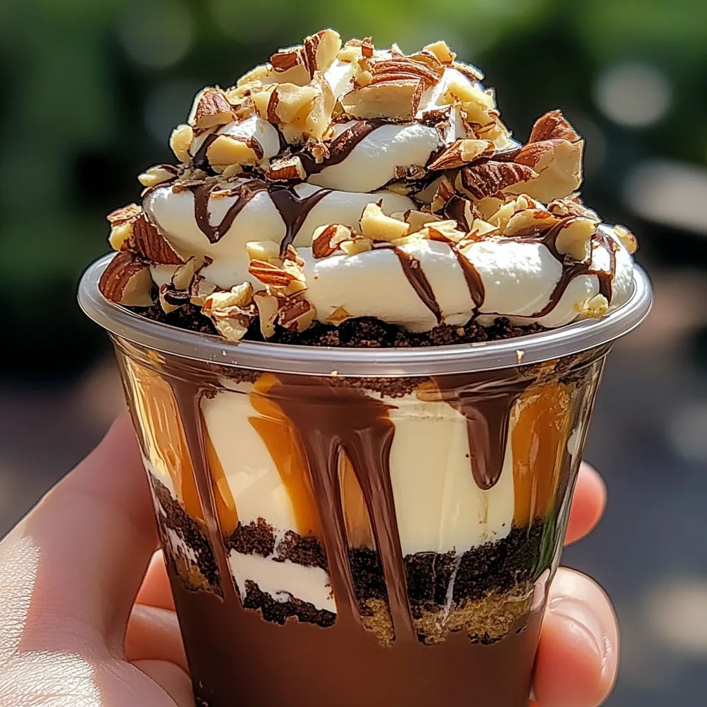 Layer Love! Brownie Cheesecake Cups mit Schoko-Kick & Karamell