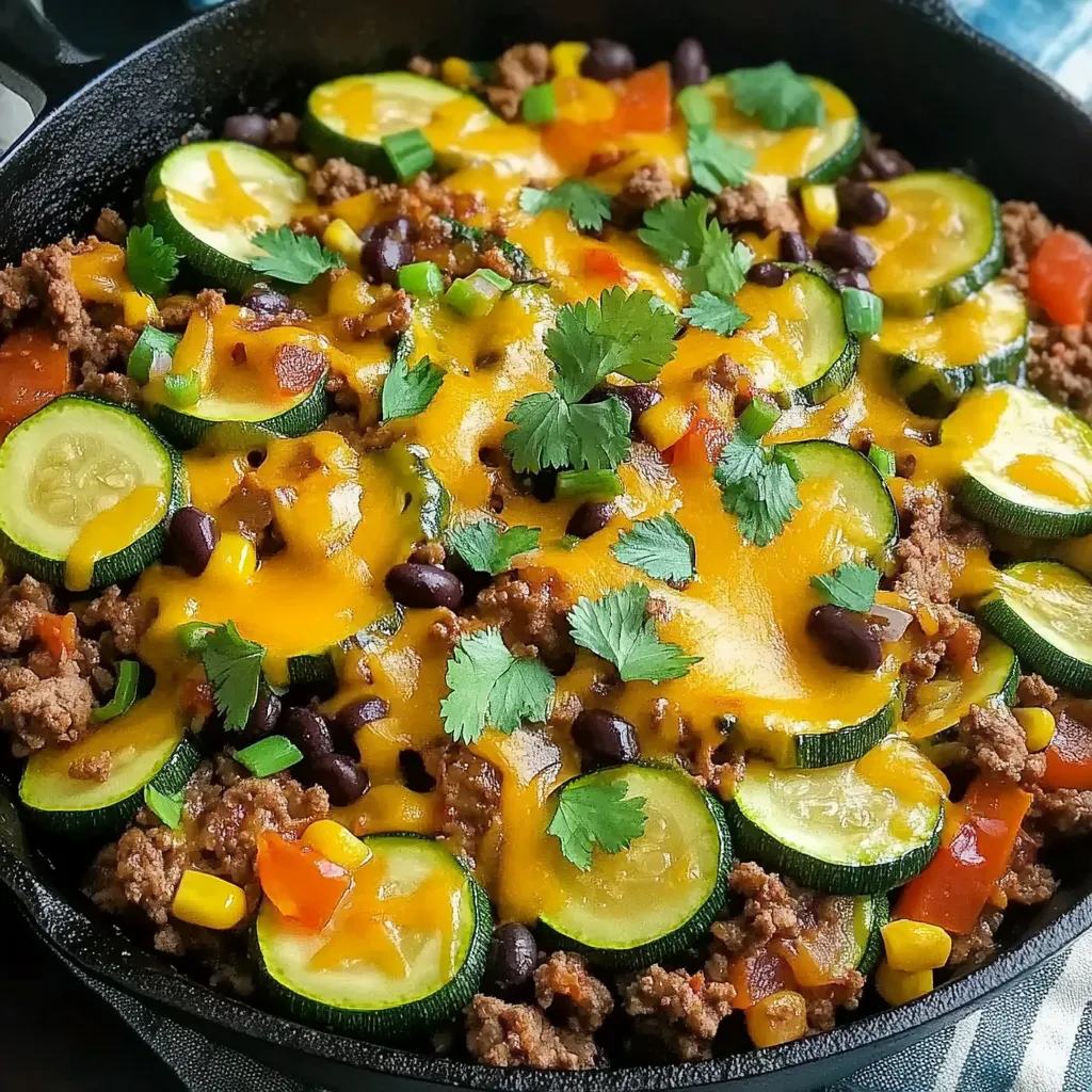 One-Pan Taco-Zucchini-Pfanne