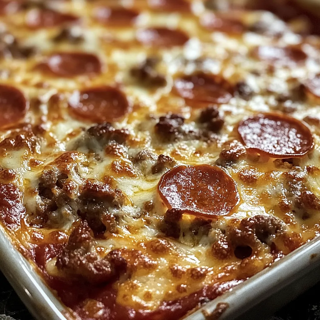 Pizza-Auflauf "Fleischverliebt" mit Käsekruste deluxe 2