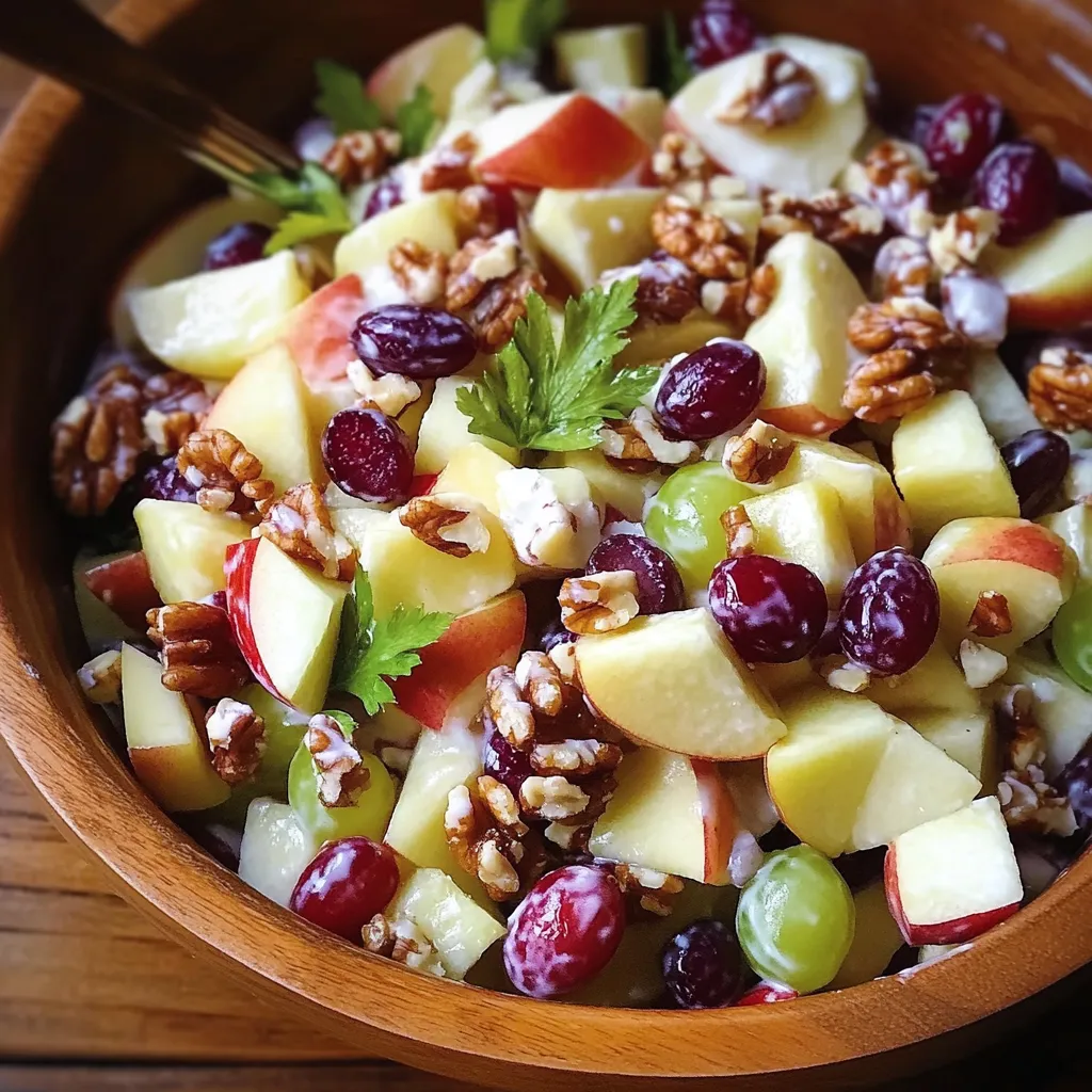 Knackiger Apfel-Nuss-Salat mit Cranberry-Kick 2