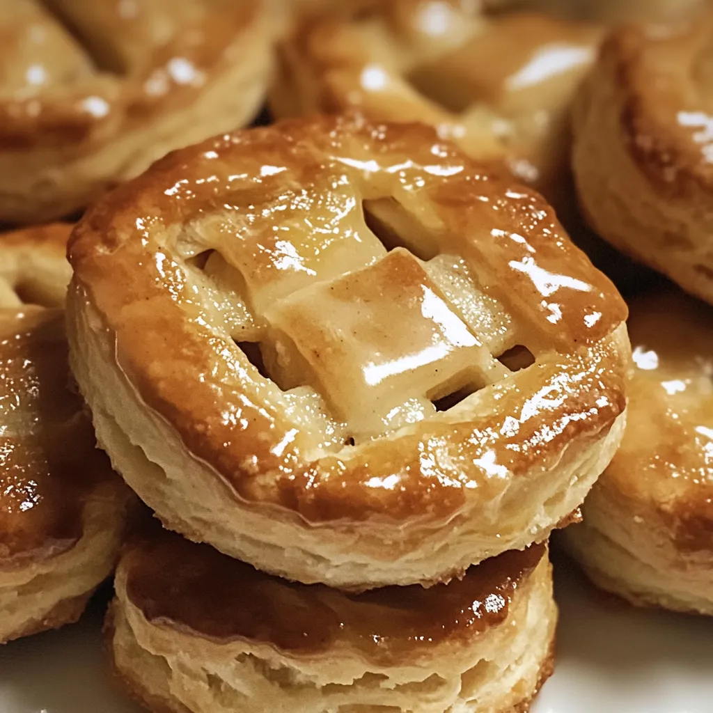 Apfelkuchen-Biscuits mit Vanilleglasur – Herbstgenuss in der Hand