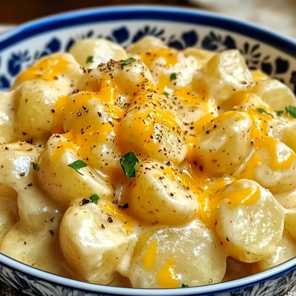Crockpot-Käsekartoffeln