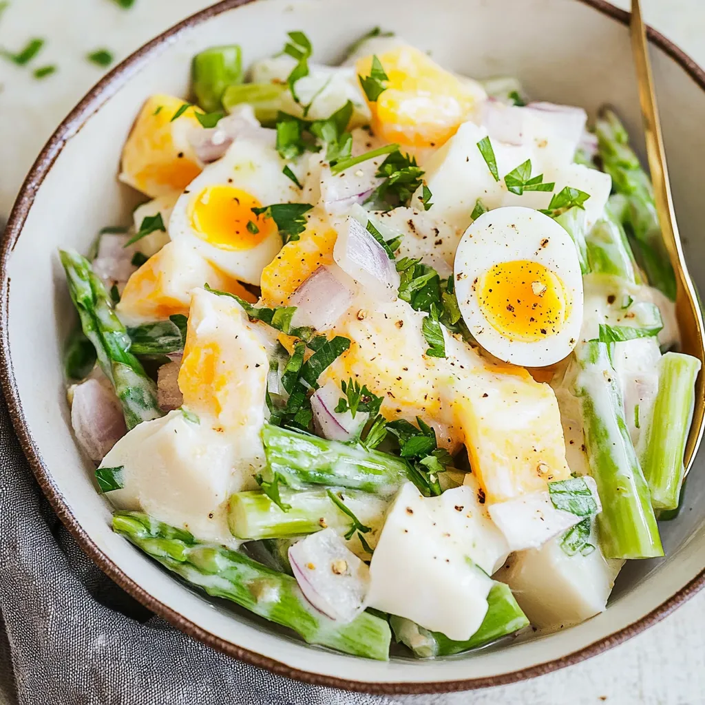 Spargelsalat mit Ei