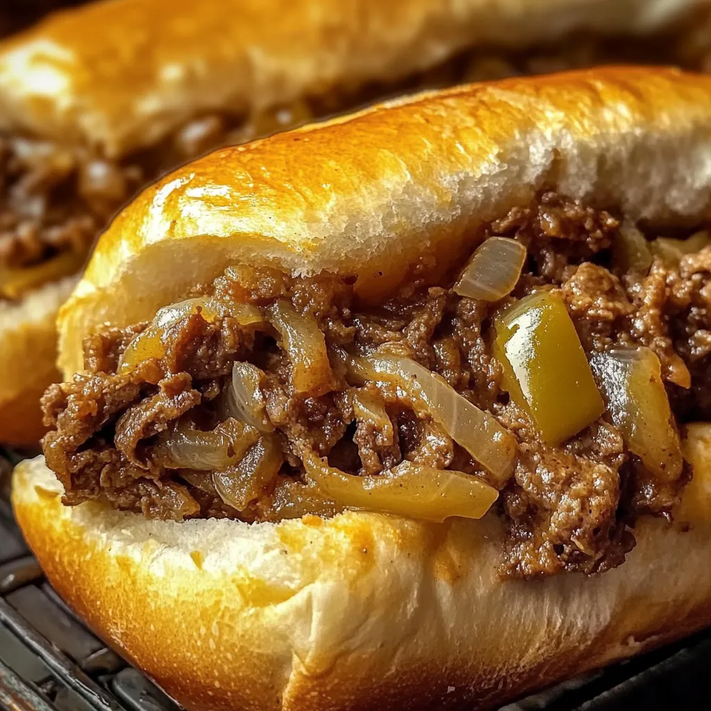 Philly Cheesesteak Sloppy Joes – Herzhaft, saftig und blitzschnell fertig 2
