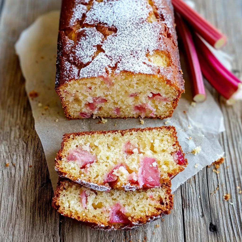Saftiger Rhabarber-Joghurt-Kuchen