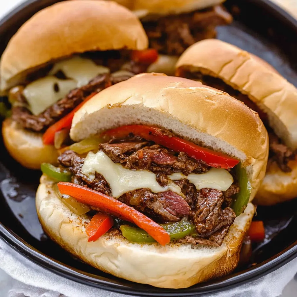 Crockpot Philly Cheesesteak