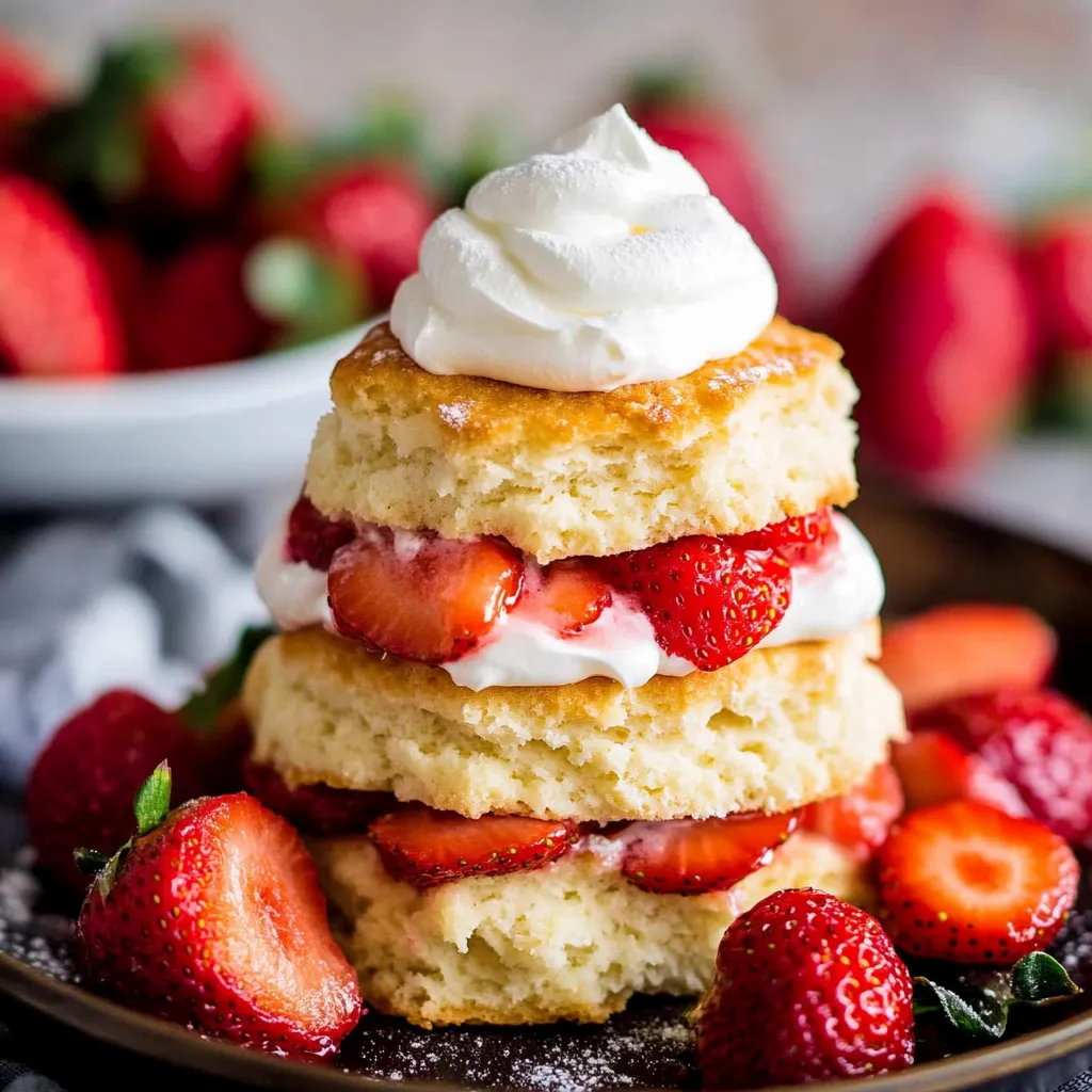 Klassischer Erdbeer-Shortcake