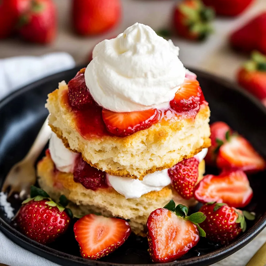 Klassischer Erdbeer-Shortcake