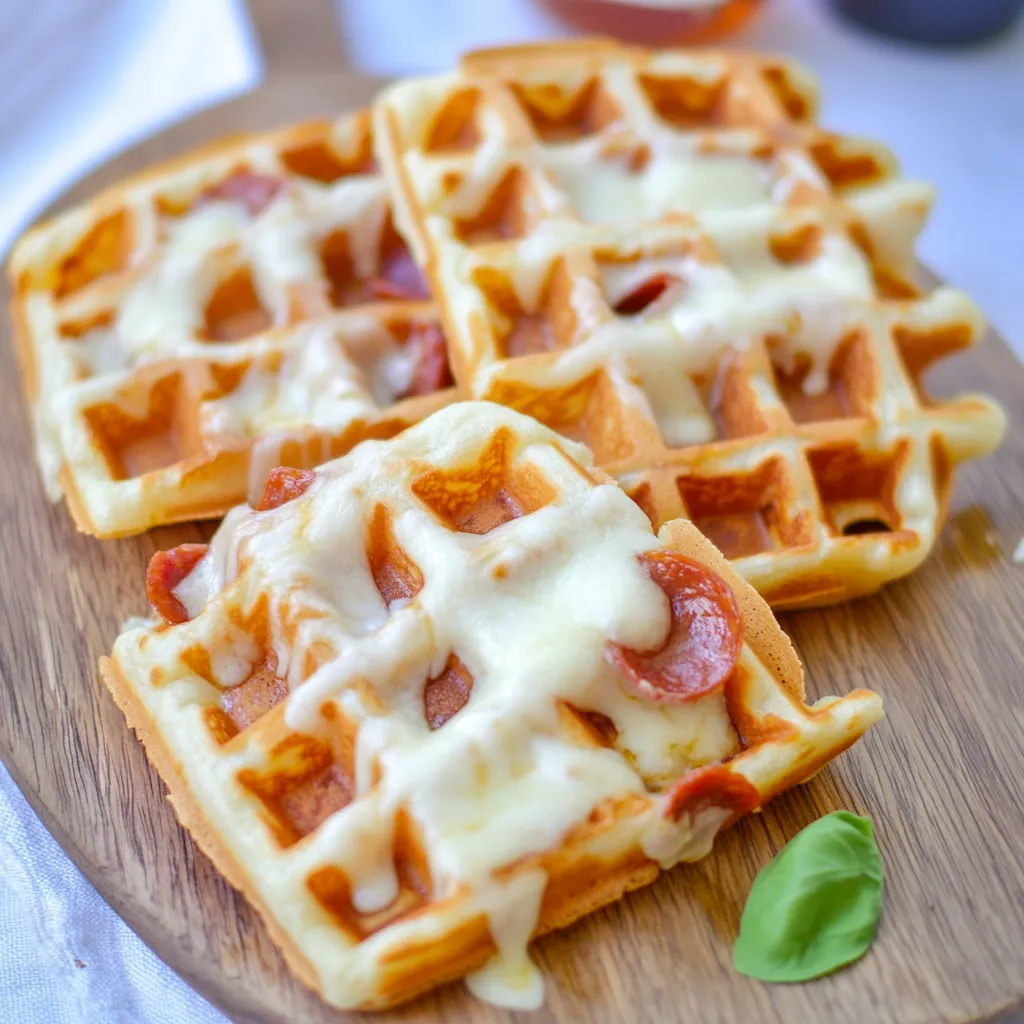 Pizza-Waffeln