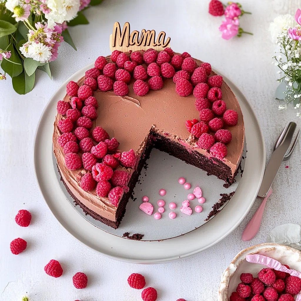 Himbeer-Schoko-Brownie-Torte
