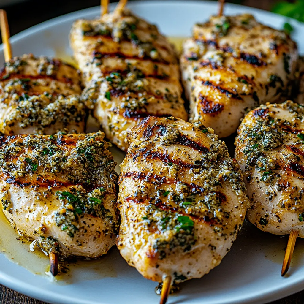 Knoblauch-Parmesan-Grillhähnchen