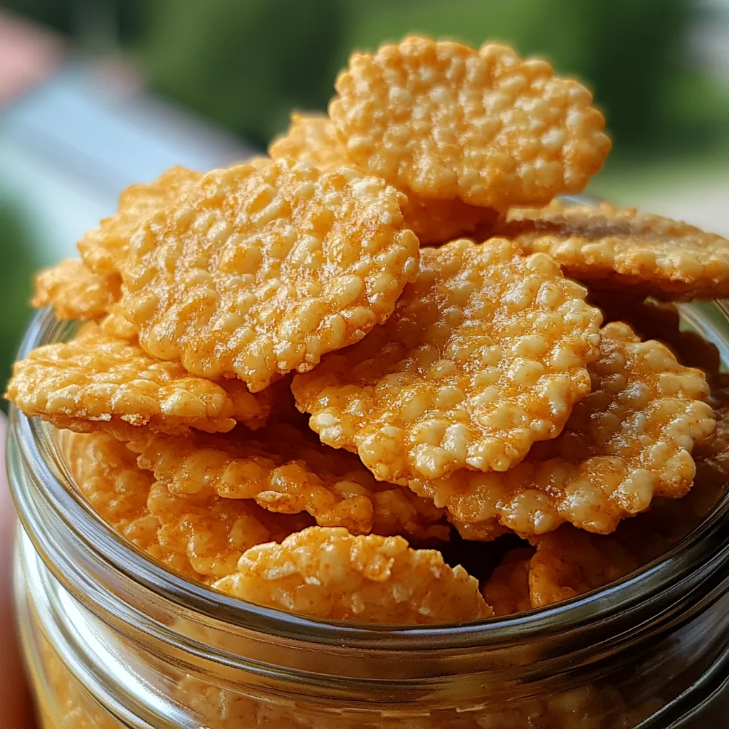 Rice Krispie Cheddar Cracker