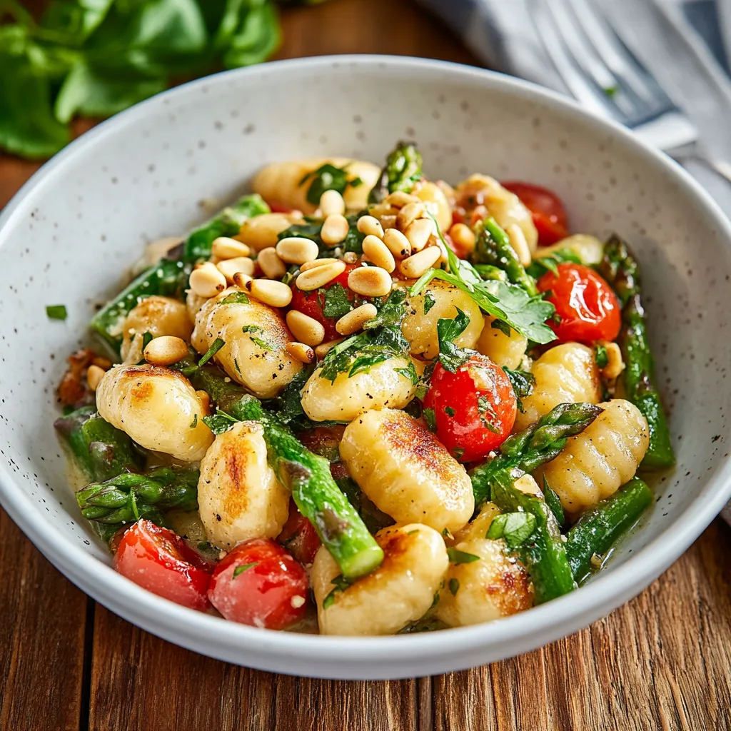 Gnocchi with Green Asparagus