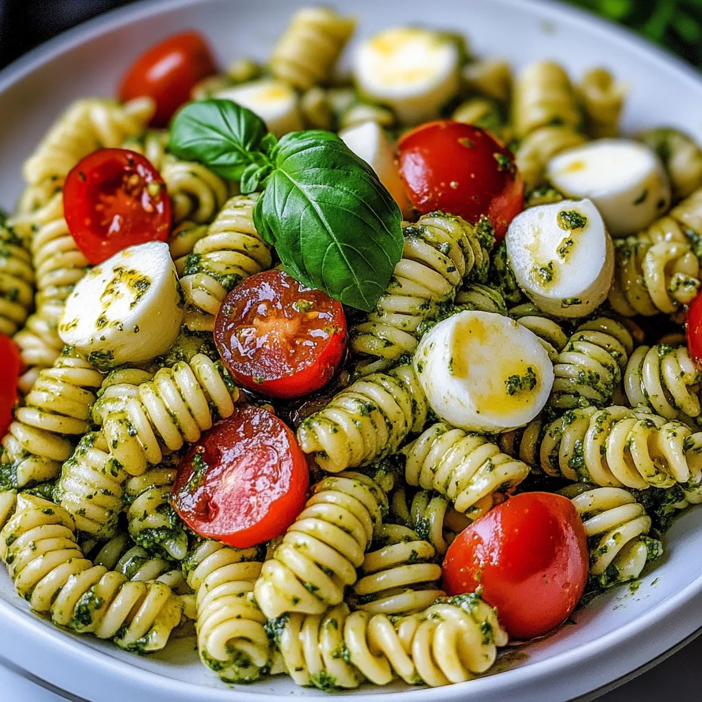 Pesto-Caprese-Nudelsalat