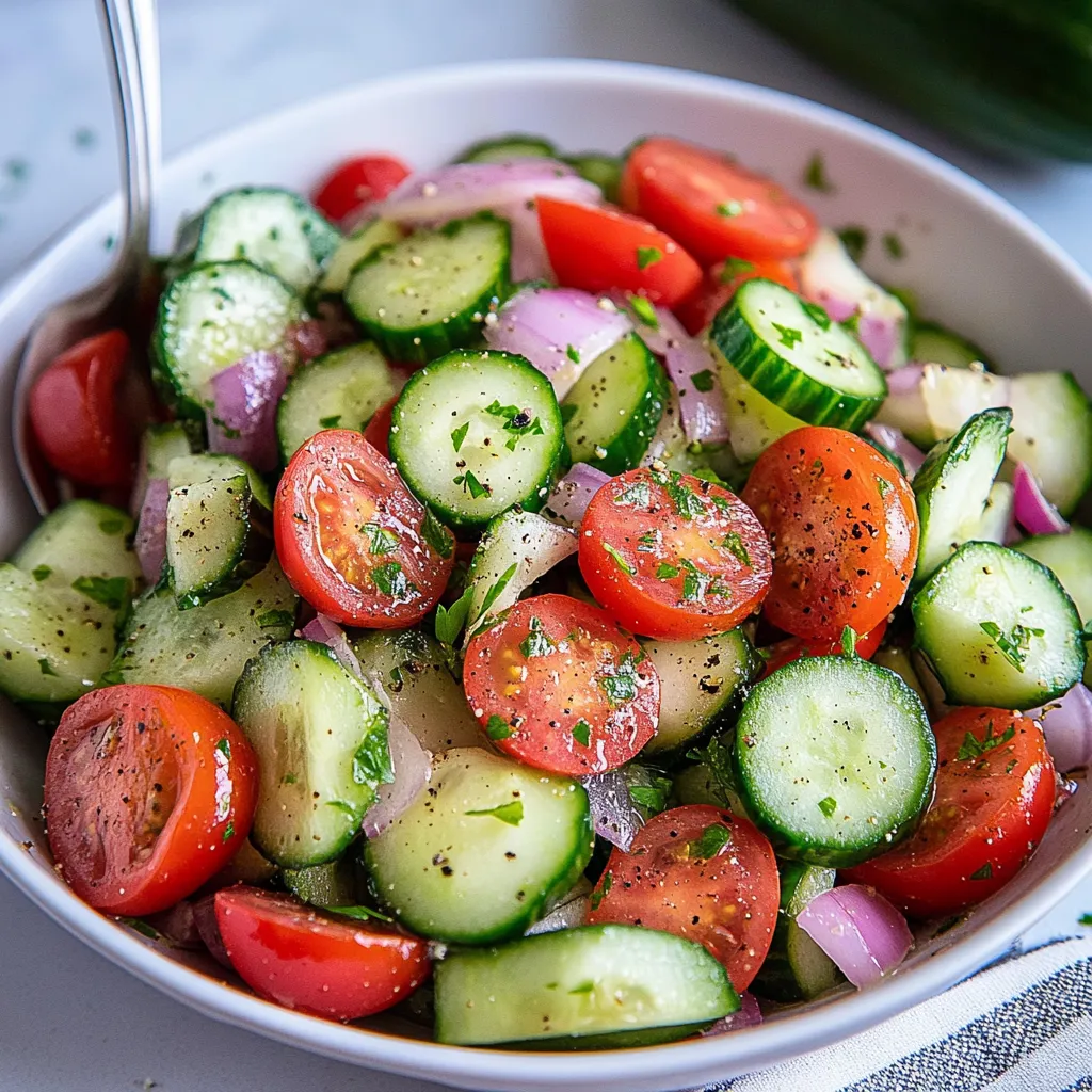 Gurken-Tomaten-Salat