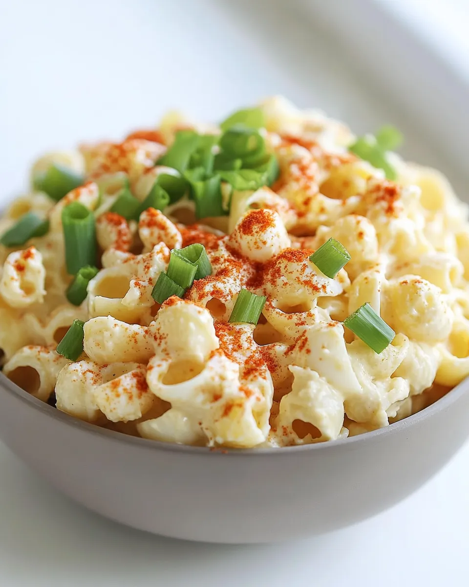 Deviled Egg Pasta Salad