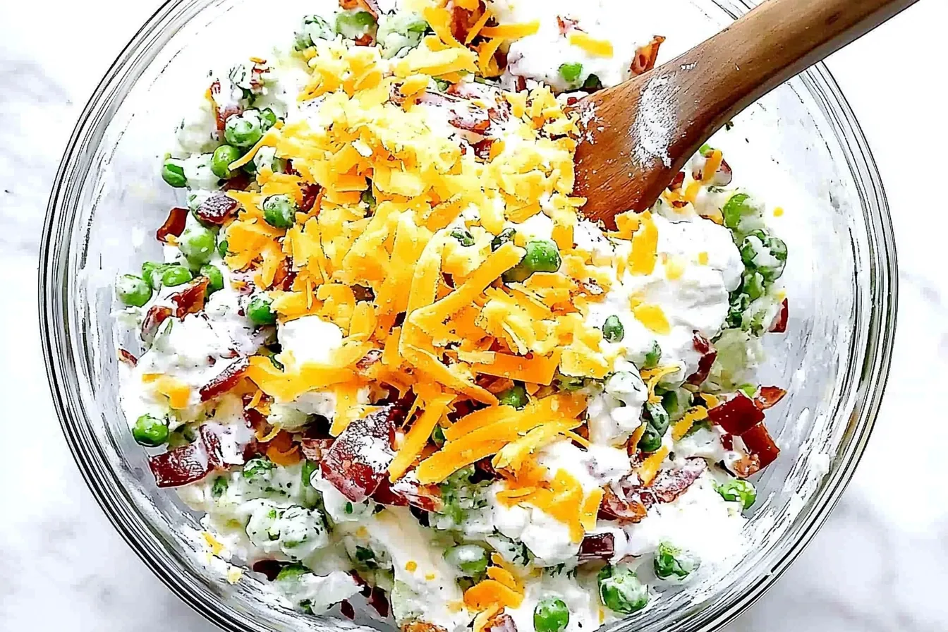 Kartoffelsalat à la Ofenkartoffel – mit Bacon, Käse und Sauerrahm