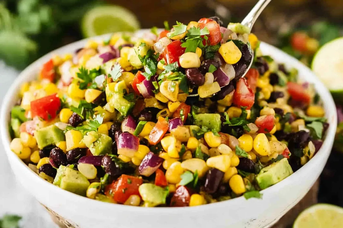 Cowboy Caviar (Sommerlicher Bohnensalat mit Limetten-Dressing)