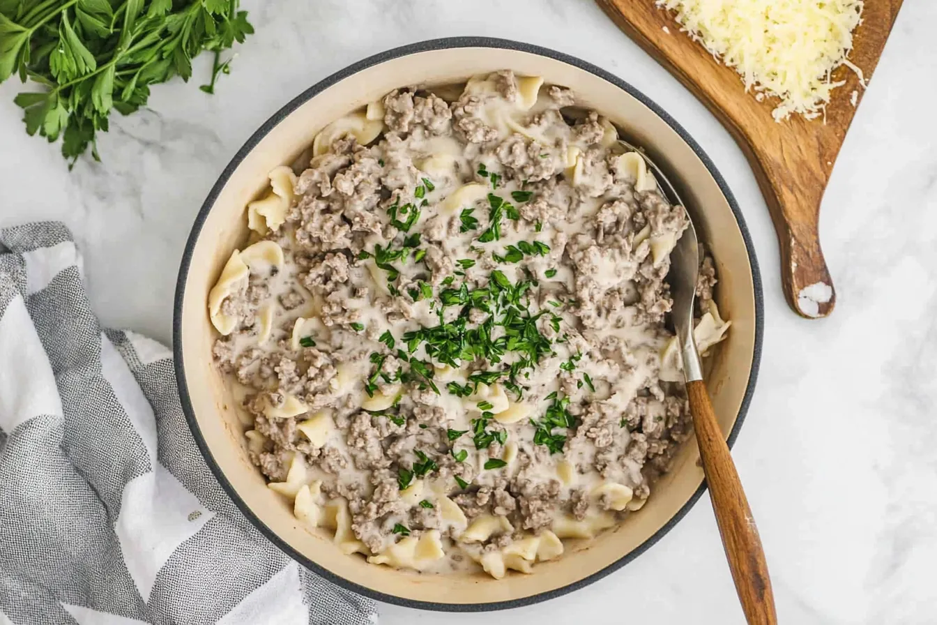Hamburger Stroganoff – Das beste Rezept