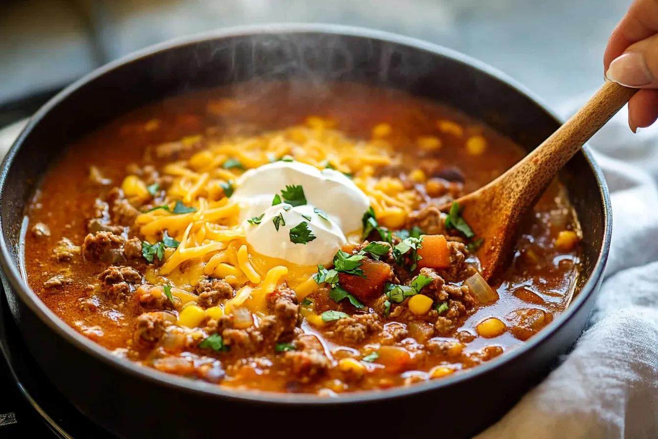 Einfache Taco-Suppe