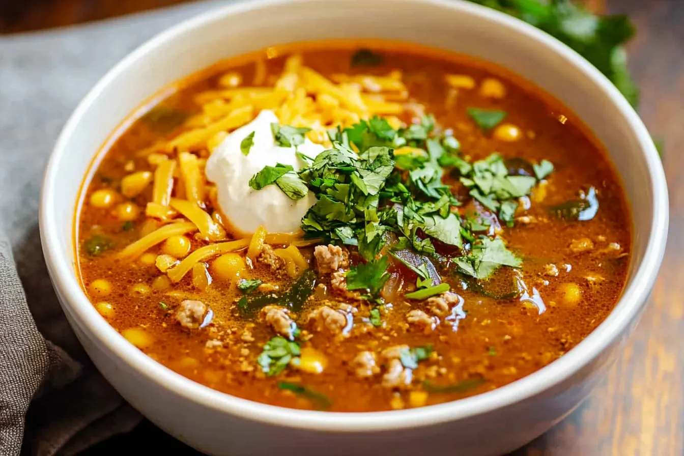 Einfache Taco-Suppe
