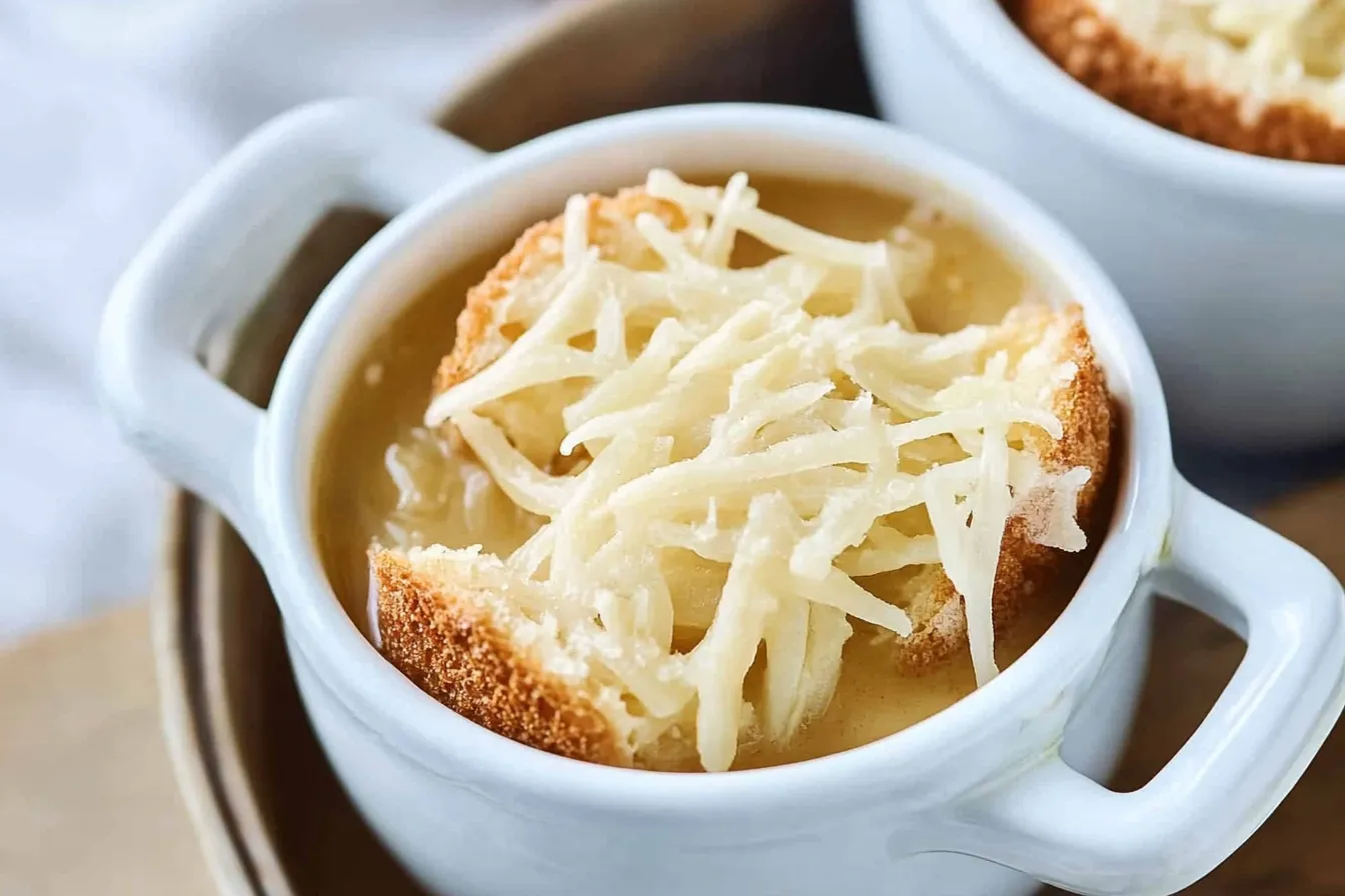 Klassische Französische Zwiebelsuppe