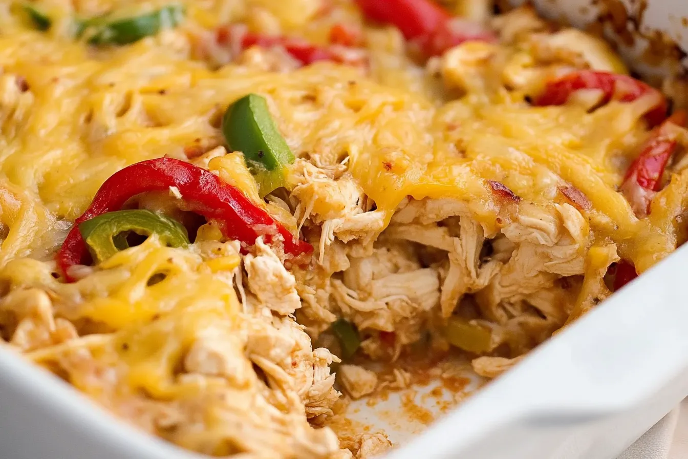 Chicken-Fajita-Auflauf