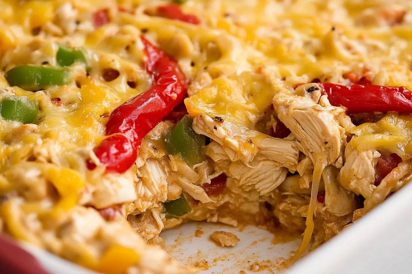 Chicken-Fajita-Auflauf