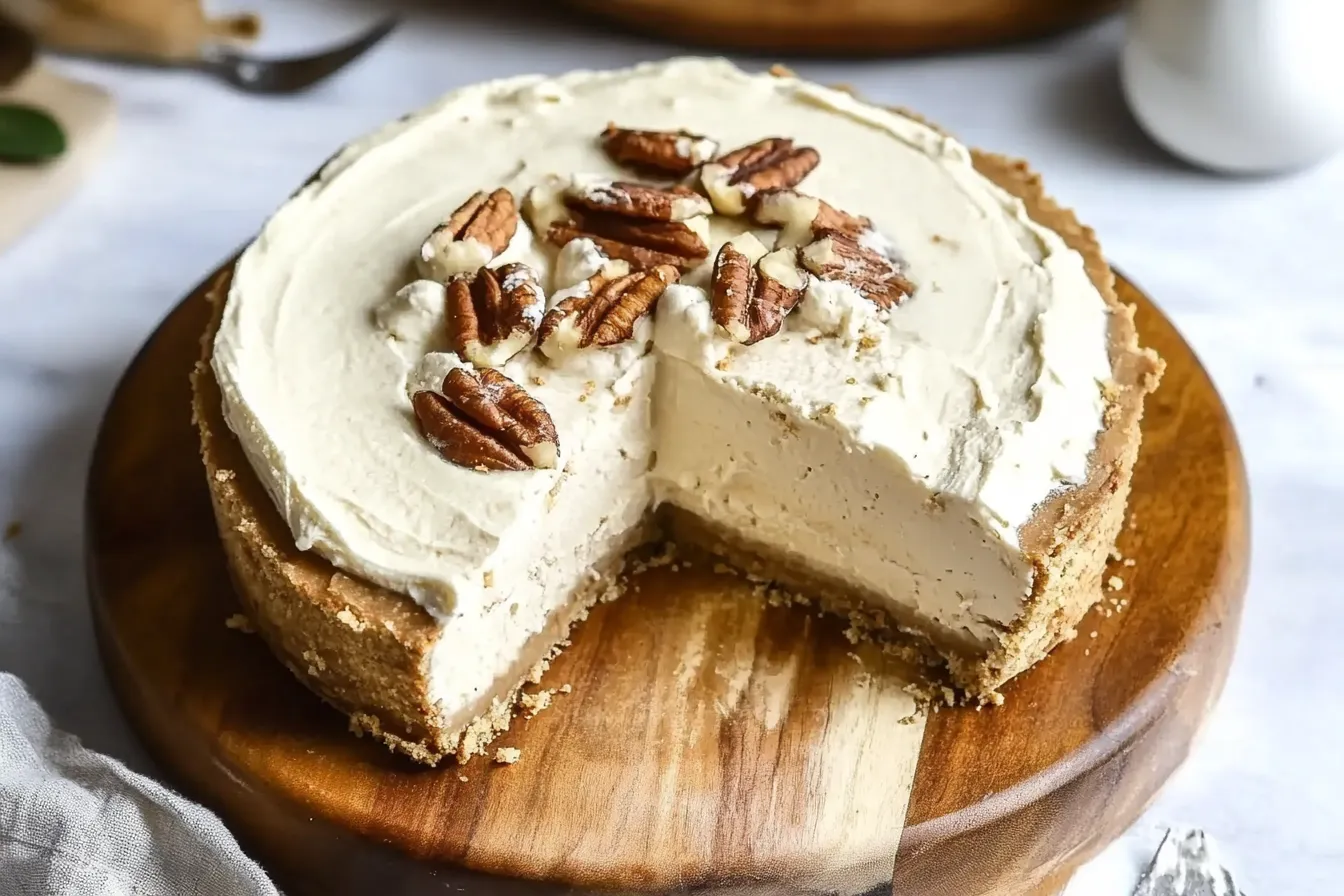 Vanille-Brauner-Butter-Cheesecake