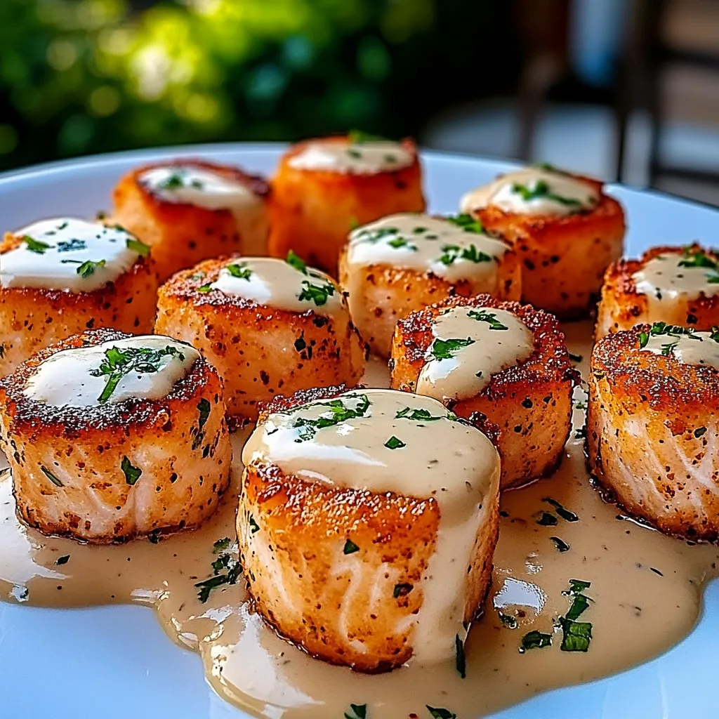Knusprige Bang Bang Lachs-Häppchen