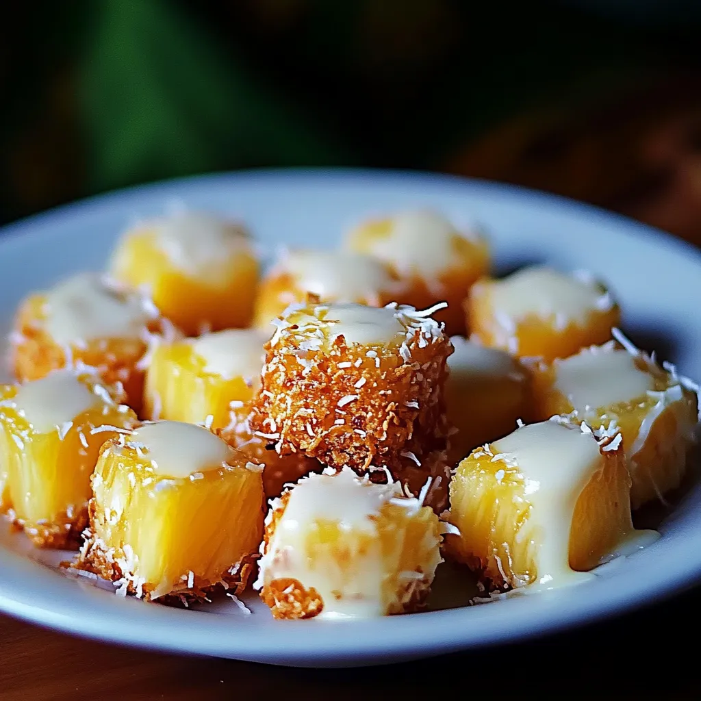 Ananas-Kokos-Häppchen
