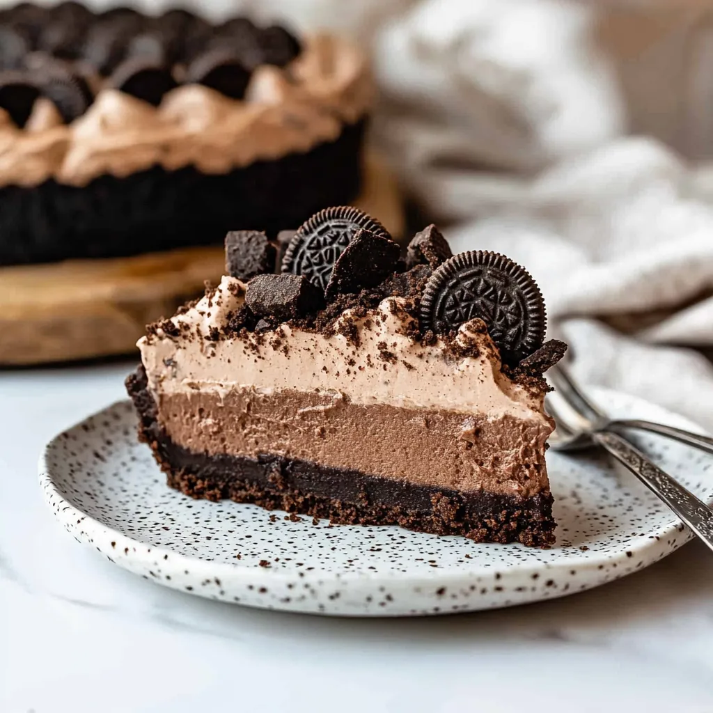 Mississippi Mud Pie – Amerikanischer Schokoladentraum mit Oreo-Boden