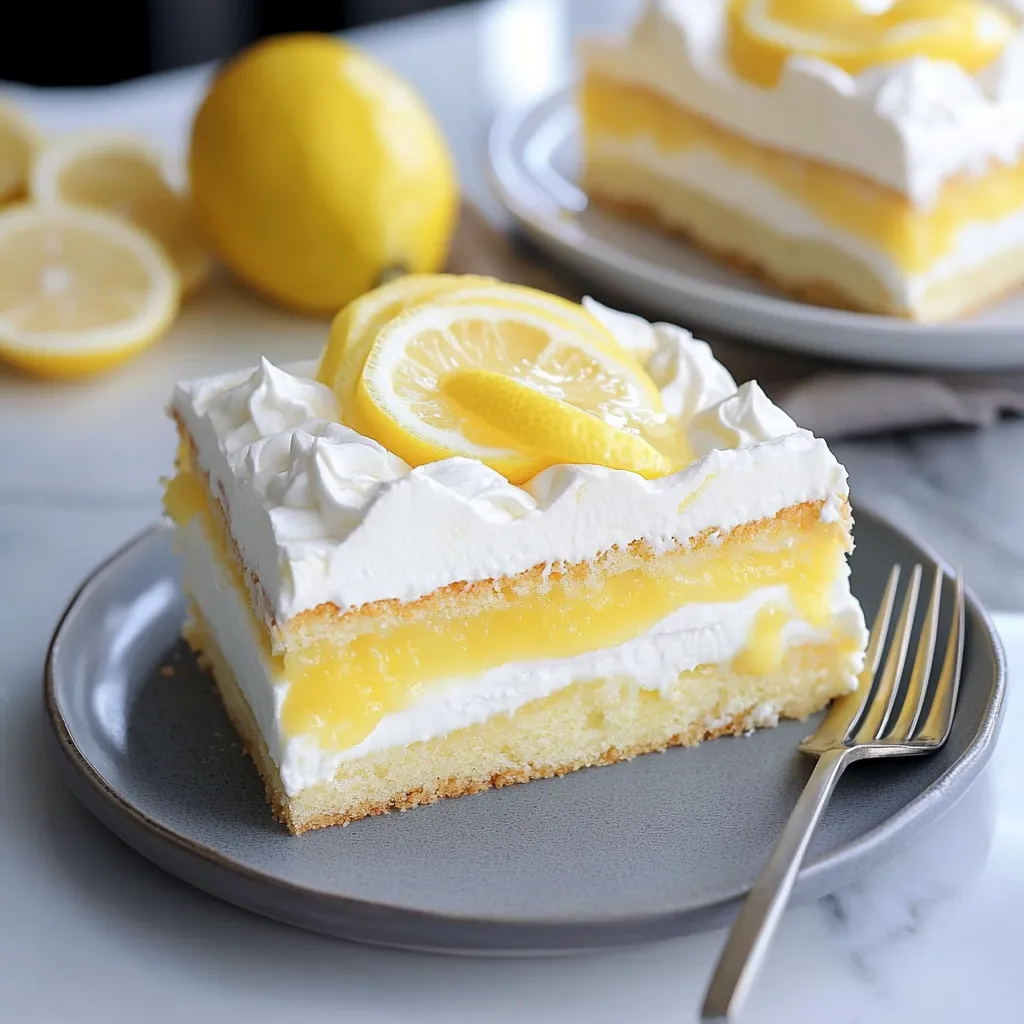 Zitronen-Lush-Kuchen