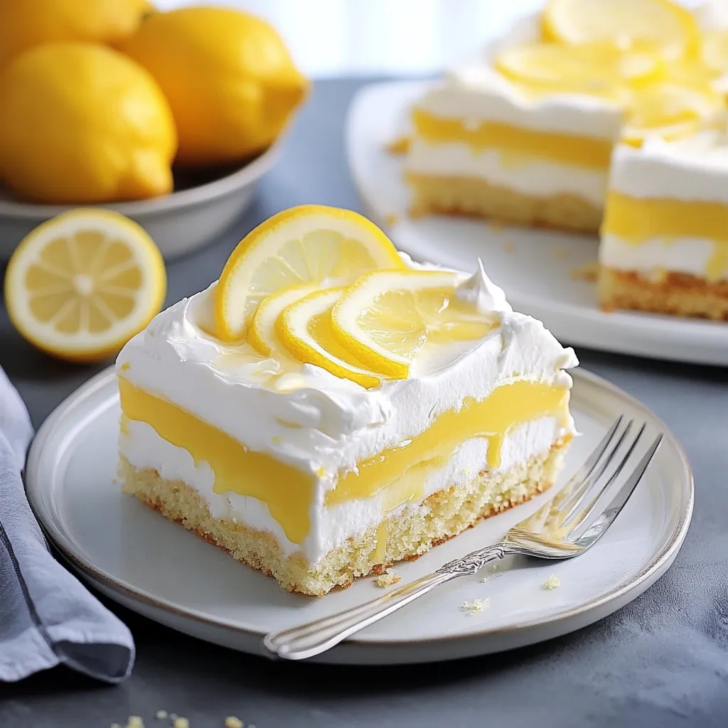 Zitronen-Lush-Kuchen