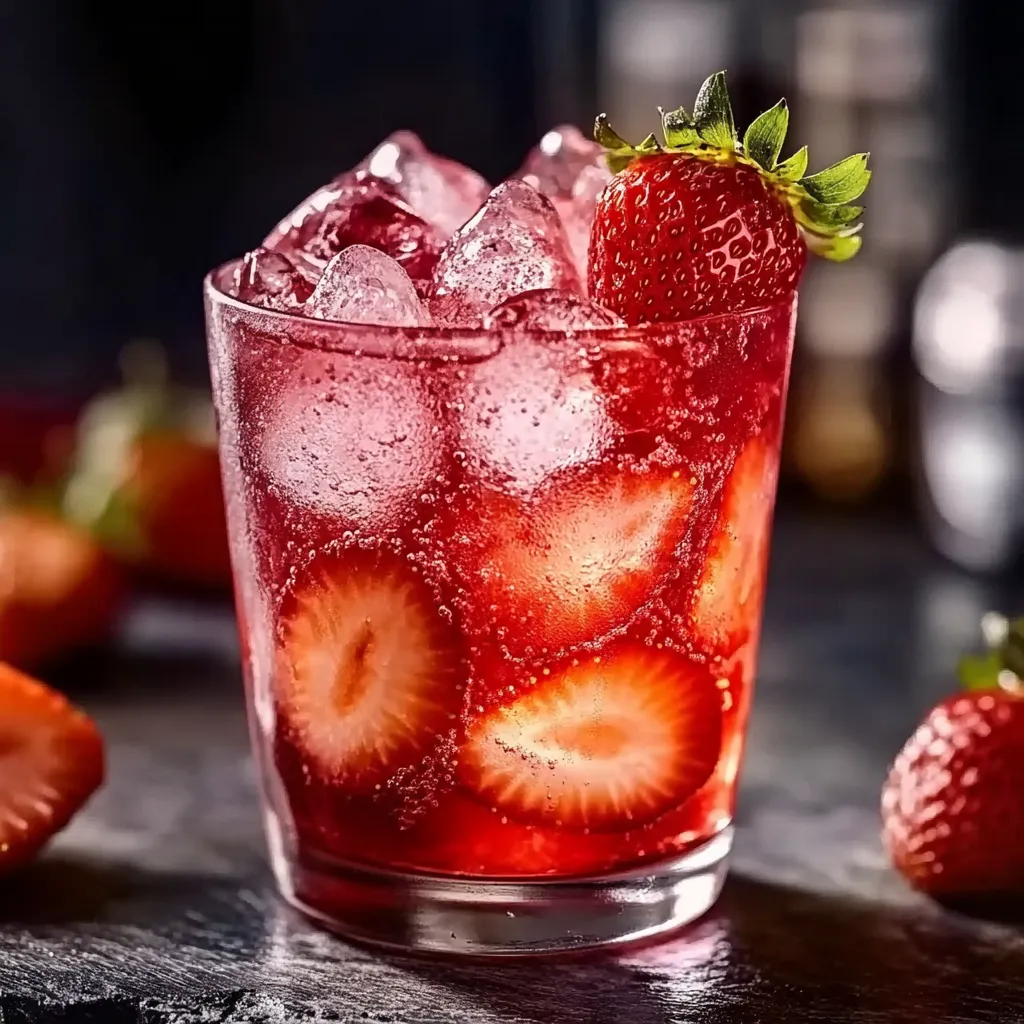 Erfrischender Erdbeer-Limetten-Drink