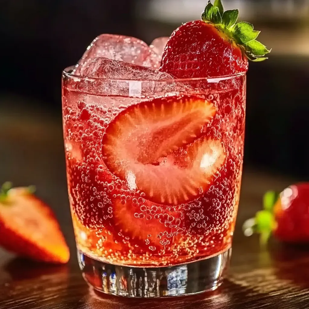 Erfrischender Erdbeer-Limetten-Drink