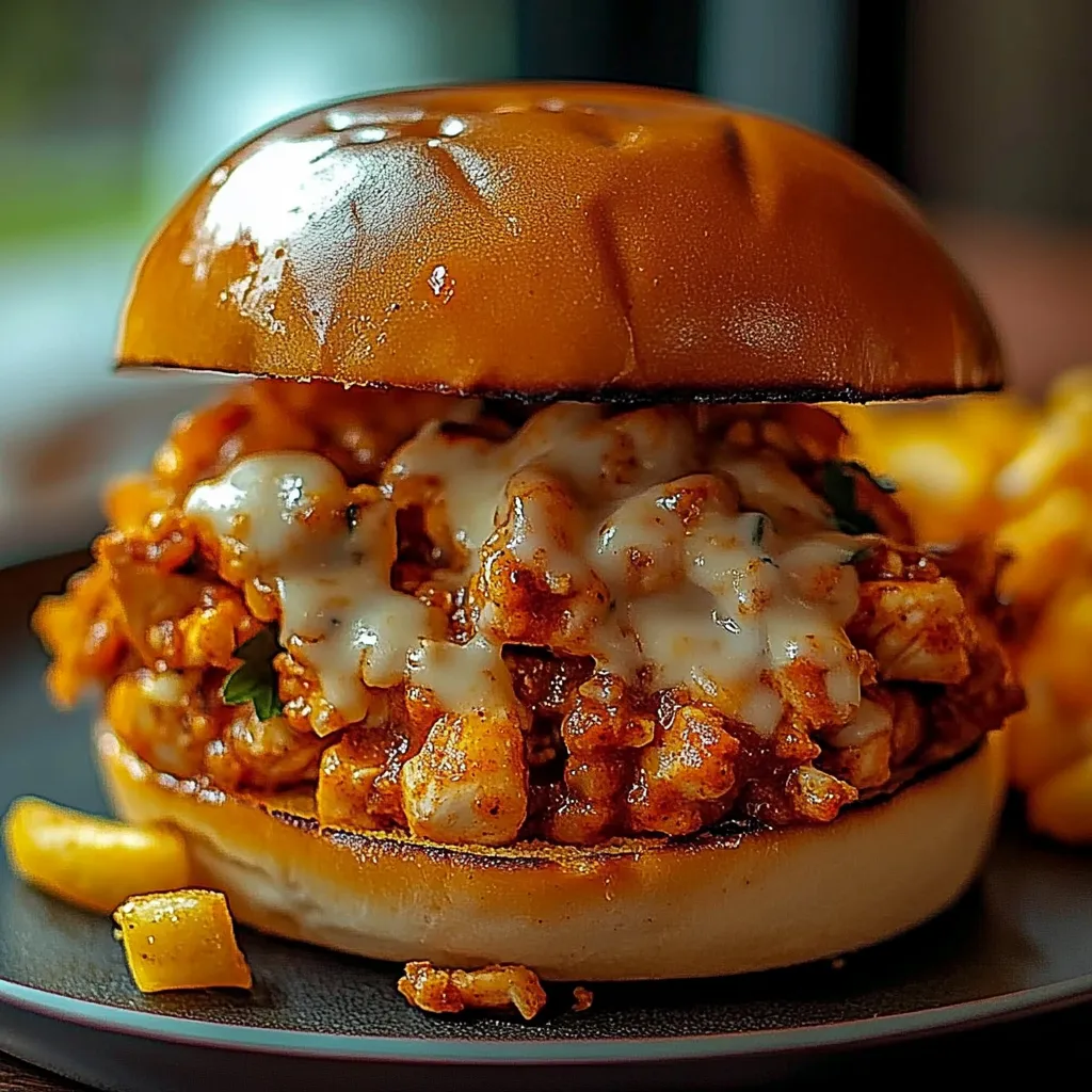 Cajun Chicken Sloppy Joes – Würzige Hähnchen-Sandwiches im Südstaaten-Stil