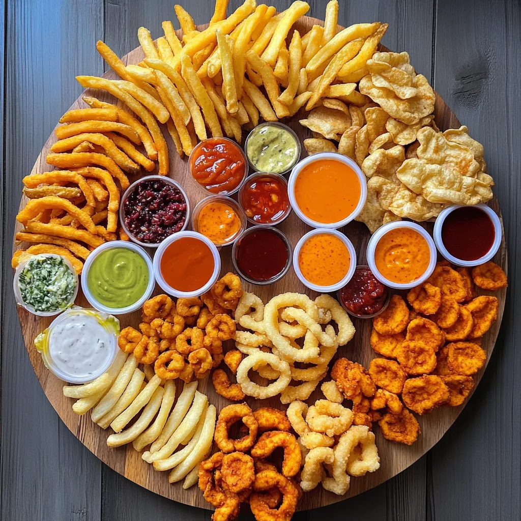 Wie man ein Pommes-Board zubereitet